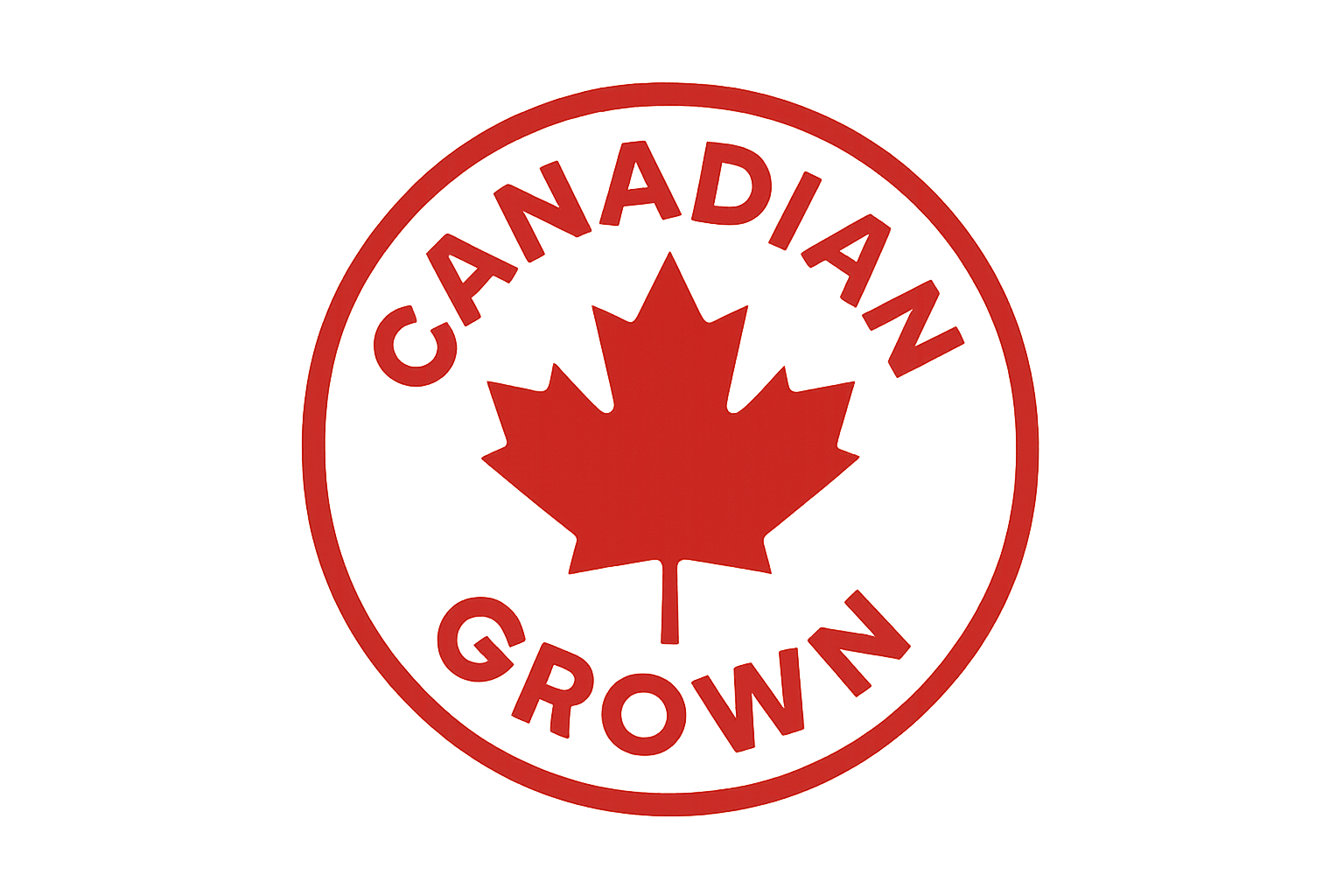 now create an icon that says Canadian Grown